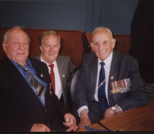 Gordon Banks, John Wise, Tom Wragg. El Alamein Day 23 October 2006